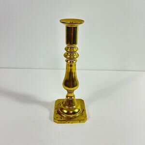 Harvin Brass Candlestick Holder 9” Vintage MCM Decor